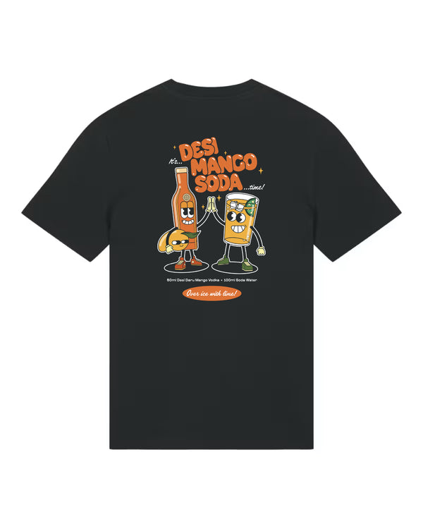 DESI MANGO SODA BLACK TEE