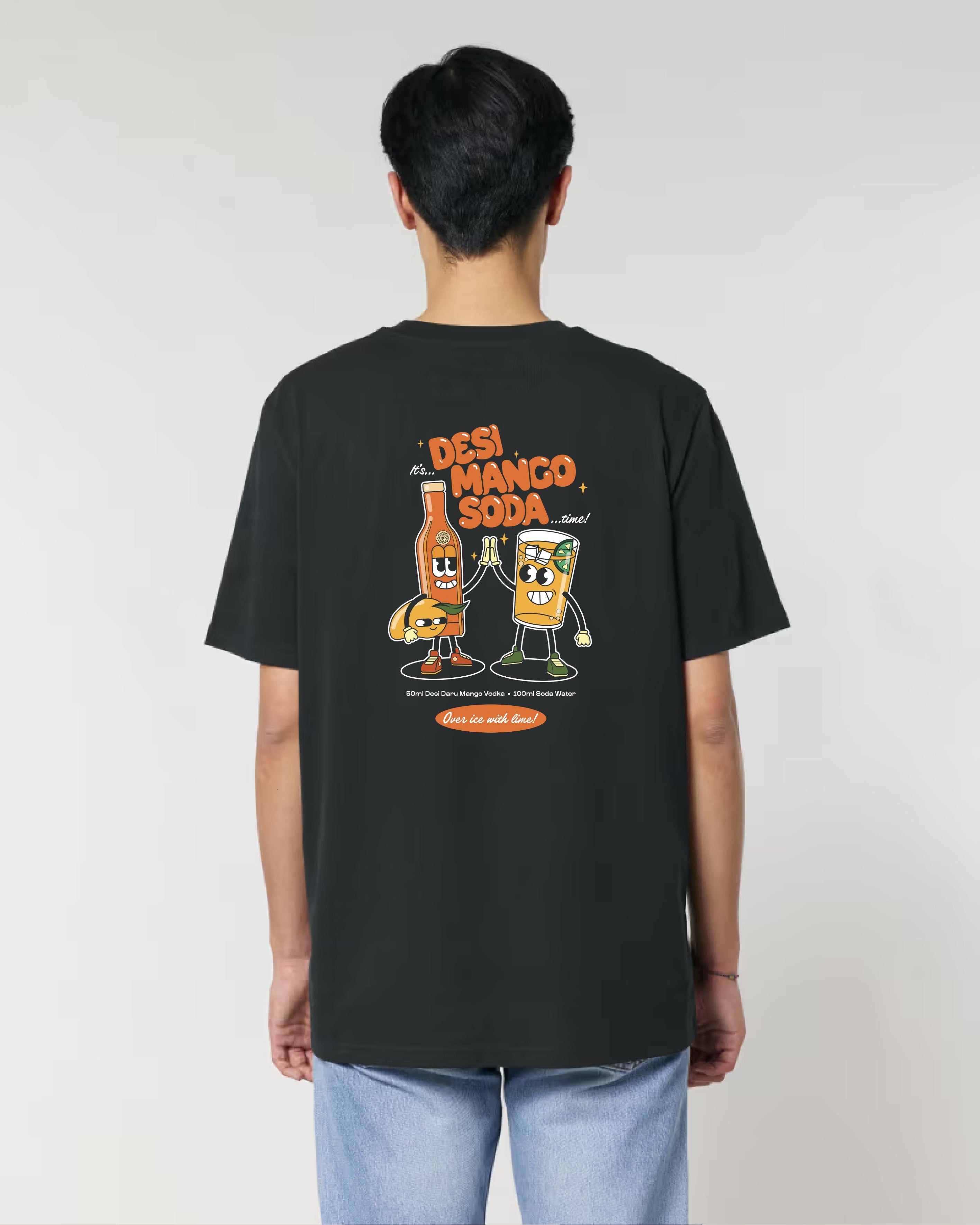DESI MANGO SODA BLACK TEE