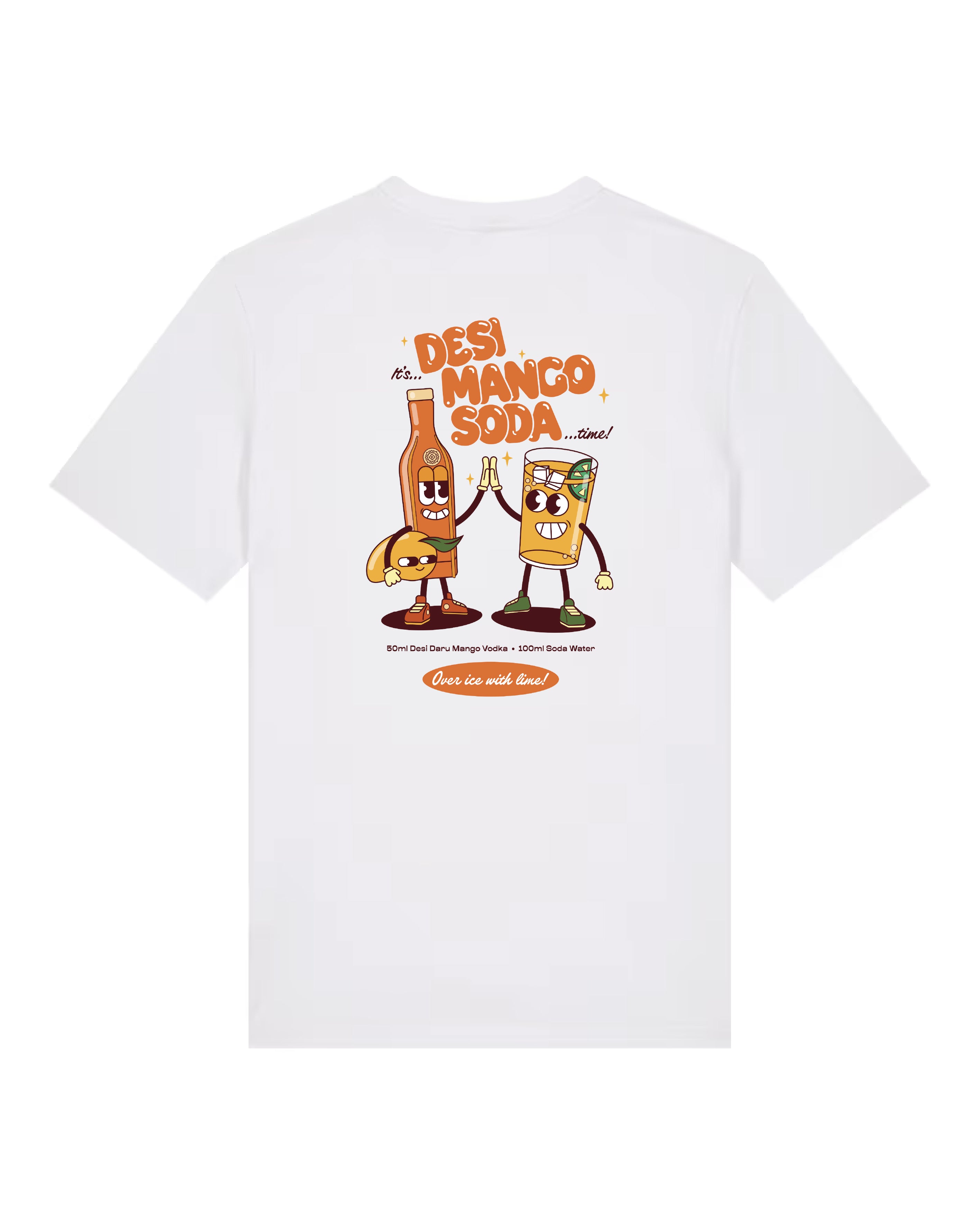 DESI MANGO SODA WHITE TEE