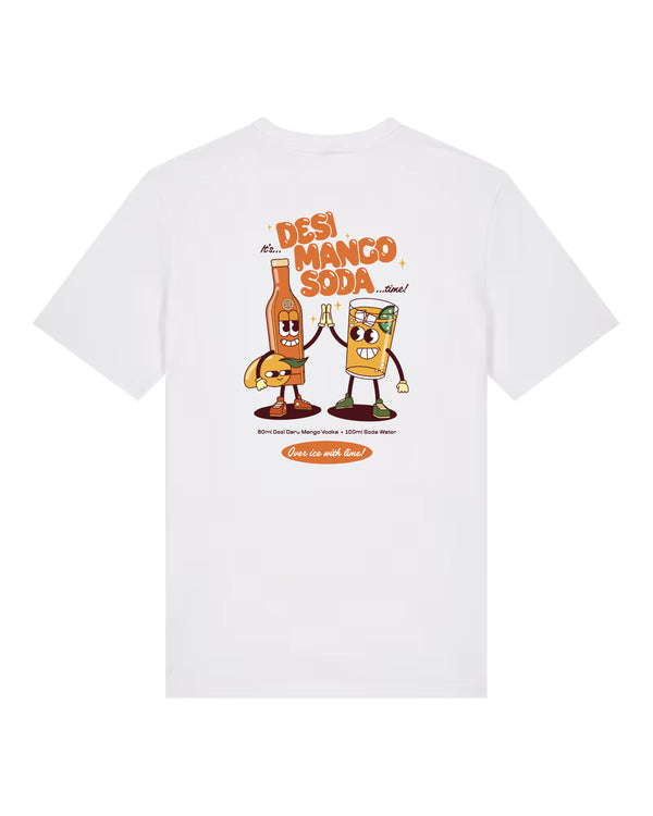 DESI MANGO SODA WHITE TEE
