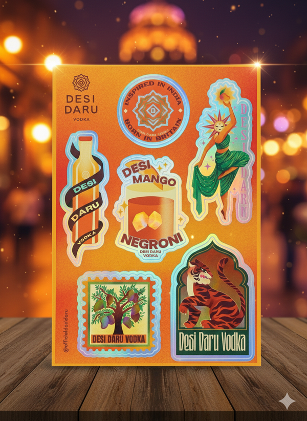 DESI DARU COLLECTOR HOLOGRAPHIC STICKER PACK – LIMITED EDITION