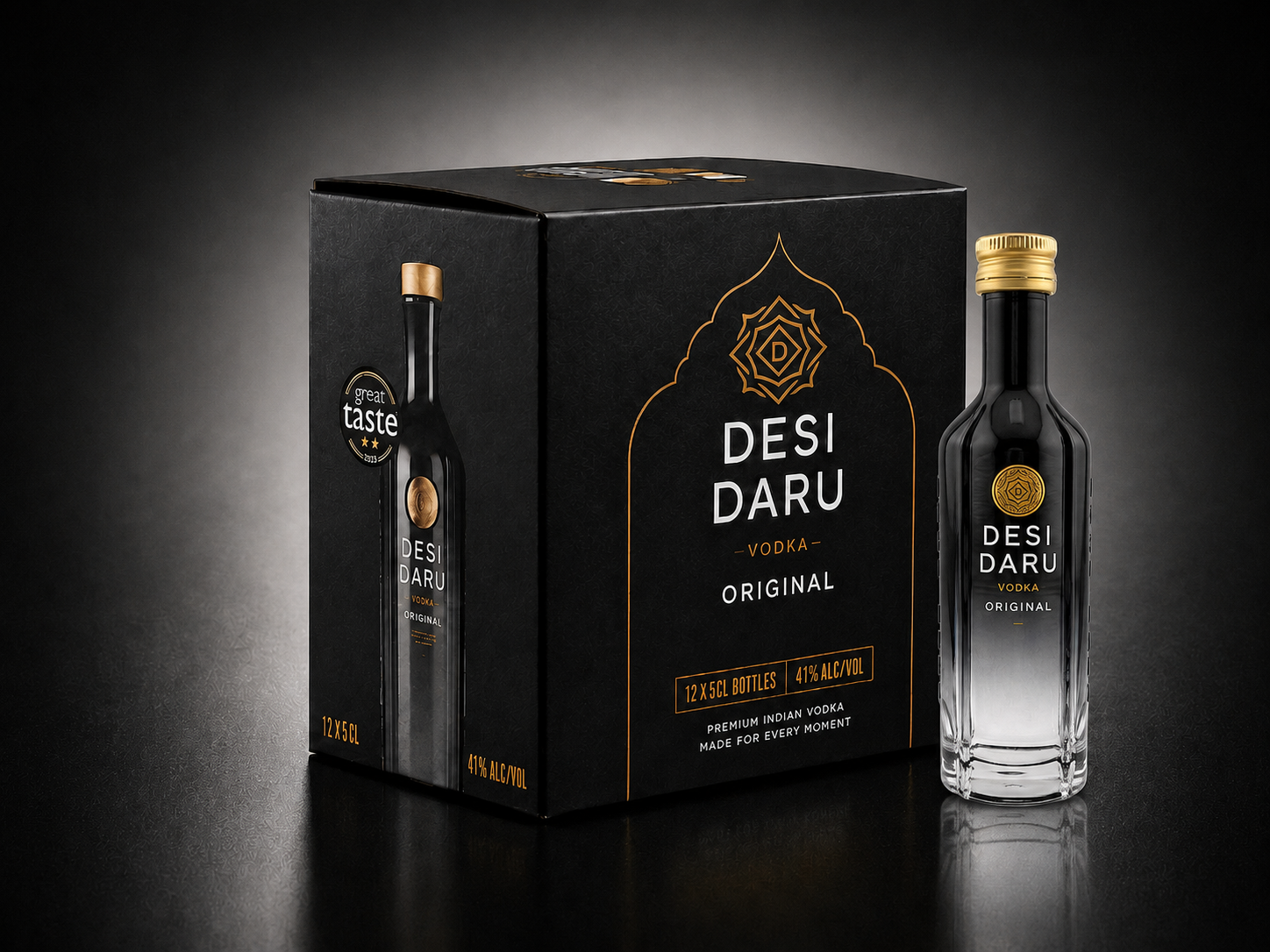 DESI DARU ORIGINAL MINI VODKA 5CL BOX OF 12