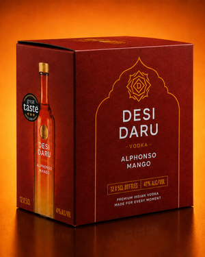 DESI DARU ALPHONSO MANGO MINI VODKA 5CL BOX OF 12