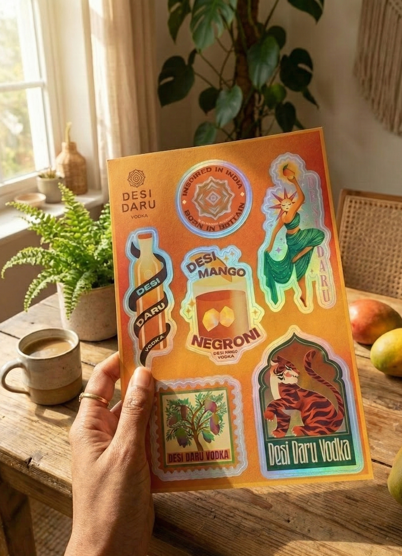 DESI DARU COLLECTOR HOLOGRAPHIC STICKER PACK – LIMITED EDITION